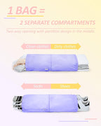 BAGSMART 6 Set /4 Set/2 Set Compression Packing Cubes for Travel, Lightweight Luggage Organizer Bags, Durable Space Saver Bag