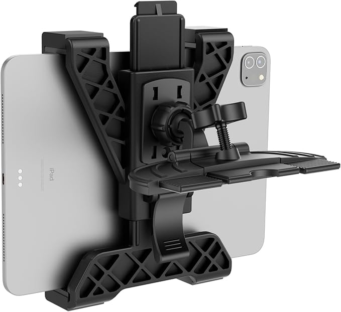 OHLPRO CD Slot Tablet Holder for Car, Universal 7-11" iPad Car Mount, Adjustable CD Player Tablet Mount for iPad mini, Air, Pro 11, Galaxy Tab, Great for Navigation & Entertainment