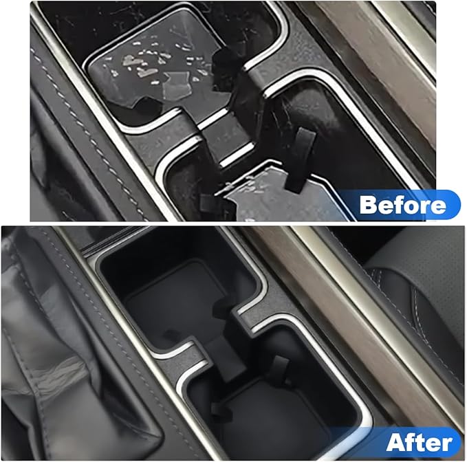 Cup Holder Insert Compatible with 2024 2025 Lexus GX550 Oversized Center Console Cup Holder Coaster Protector Noise Free Cuph