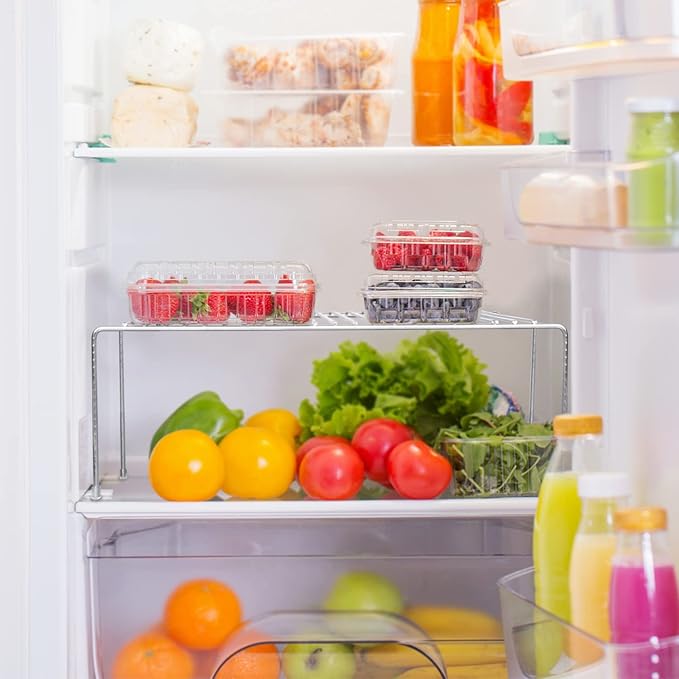 Tomorotec Space-Saving Stainless Steel Storage Rack, 12.8-22.8 in, Silver, Easy to Install, Versatile Design