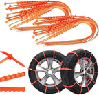 Anti Snow Chains, Snow Tire Chains, Reusable Anti-skid Snow Chains, Portable Pickup Truck and SUV Chains, Winter Tire Wheel C