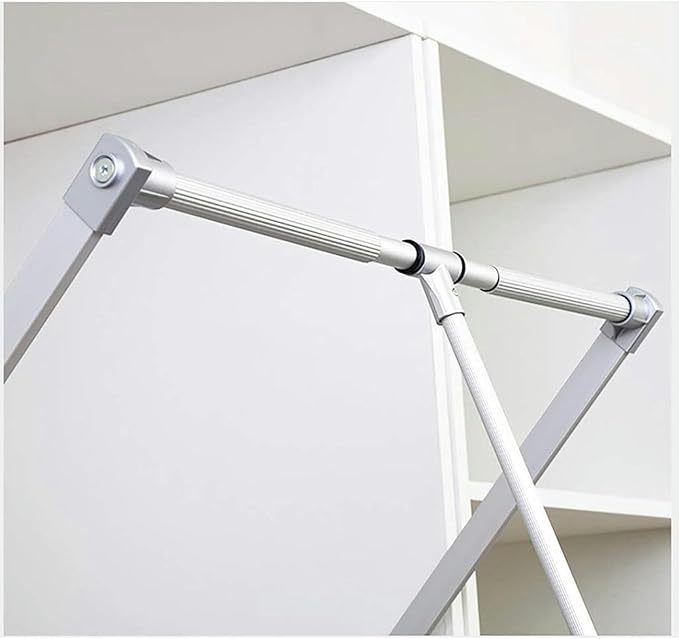 Heavy Duty Pull Down Closet Rod - Extendable Clothes Rail, Extendable Wardrobe Lift, Adjustable Width Pull Down Closet Rod, A