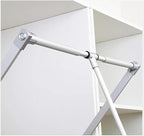 Heavy Duty Pull Down Closet Rod - Extendable Clothes Rail, Extendable Wardrobe Lift, Adjustable Width Pull Down Closet Rod, A