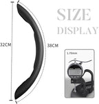 Car Steering Wheel Cover Leather Snap On 3Pcs Set Non-Slip Protector Wrap Steering Wheel Accessories 14.5-15 inch Universal B