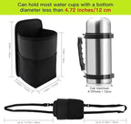 Car Seat Side Large Car Cup Holder Expander Adapter Bag, Auto Seat Storage Hanging Bag, Drink, Stuff Holder with Mesh Pocket for Cars, Water Bottle Bags Road Trip Essentials Car Accessories
