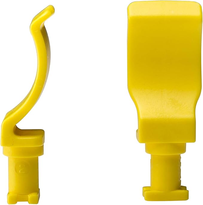 Universal Clips (50 pcs) - Accessory for Organizer Genie Pegboards to Clip On and Organize Tools