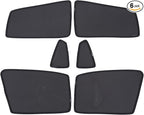 Car Window Shade Compatible with Subaru Crosstrek 2024 2025 2026, Front Rear Mesh Side Window Sun Shade Glare Shield and UV Rays Protection Accessories (Front + Back Window)