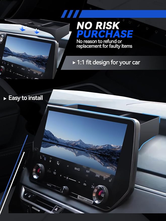 for Lexus RX Dashboard Console Organizer 2023 2024 2025 2026 Lexus RX350 RX350H RX450H RX500H Accessories Armrest Organizer Storage Box Console Dash Tray