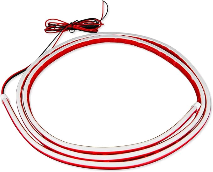 DREAMIZER 71" Dynamic Scan Start Up Car LED Under Hood Light Strip Glow Daytime Running Light(White)