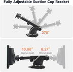 Dashboard Suction Cup Mount for Carplay Screen for car, Compatible with Some GPS mounts, Compatible with Most 7-inch, 9-inch, 10.26-inch Portable car Stereo