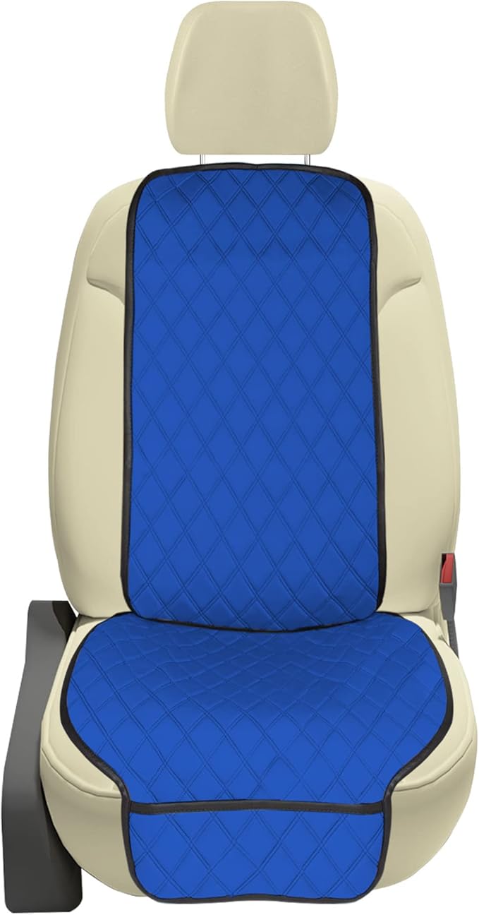 FH Group Car Seat Cushion – Neosupreme Single Front Seat Cover with Front Pockets, Airbag Compatible, Universal Fit Car Seat 
