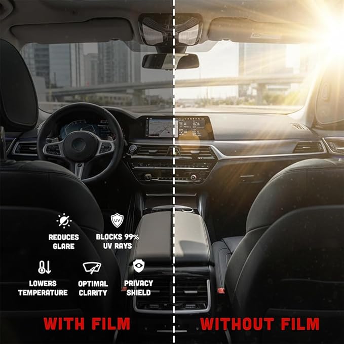 United Window Film - 2PLY Premium Carbon Window Film High Performance Car Window Tint Roll (42%, 40" (40 Inch x 100 Feet))