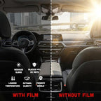 United Window Tint 36" in 100'Ft Nano Carbon Film 2Ply Charcoal 42% VLT - Clear Polyester Privacy Window Tint for Car, Home, Blocks UV/IR Rays, Heat & Glare- Adhesive Film - Lifetime Color Stability