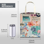 Car Trash Can, Cute Car Trash Bag, Hanging Car Organizer and Storage Bag, Trash Bin for Car Accessories, Vehicle, Travelling, Camping Retro Summer Collage