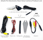 HD Blind spot Camera Car Side View Camera IP68 Waterproof 120 Degree Wide Angle Side View Mirror Cam Silver