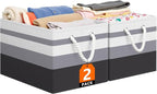 StorageTastic Storage Bin,Collapsible Storage Basket For Organizing,Large Storage Boxes With Rope Handles,Storage Containers,