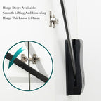 Pull Down Clothes Rail,Extendable Wardrobe Rod,Heavy Duty Hanger,Adjustable Telescopic Lift Rod,for Hanging Clothes Wardrobe,