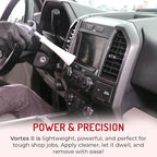 HI-TECH Vortex II Air Cleaning Gun – Pro Auto Detailing Tool for Deep Cleaning Interiors & Exteriors – Uses Air Compressor – 