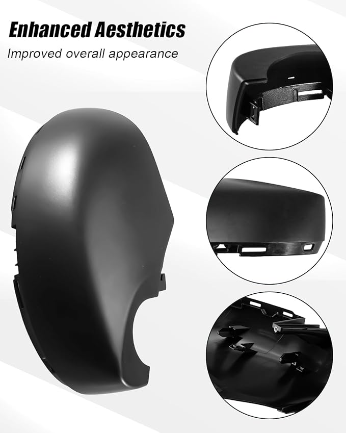 Lower Rearview Mirror Cover Fit for Honda Civic 11th 2022 2023 2024 2025 without Turn Signal, Left Driver Side Mirror Bottom Cover Cap Replace 76255-T20-A01
