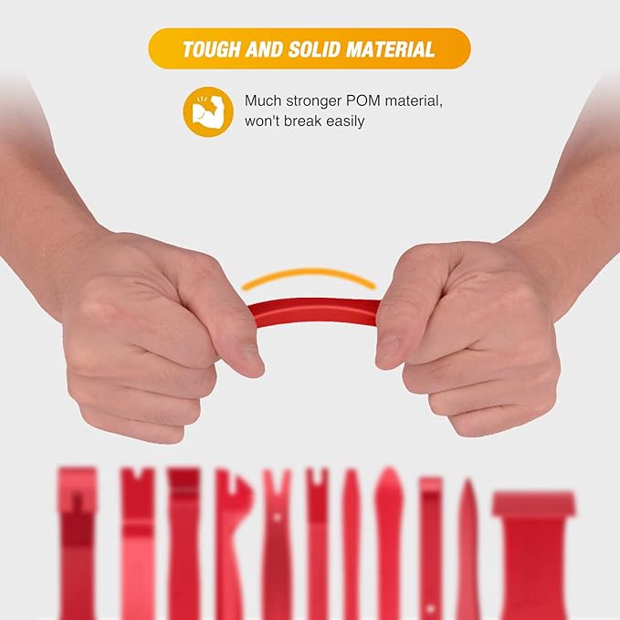 GOOACC 40Pcs Trim Removal Tool,Auto Terminal Removal Key Tool,Auto Clip Pliers Stereo Removal Tools,Car Upholstery Repair Rem