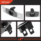 A-Premium 4-PC Parking Assist Sensor Retainer Bezels Compatible with Toyota Models - Prius 2018-2022, RAV4 2019-2022, Highlander 2020-2022