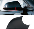 Right Rearview Mirror Cover Bracket, Compatible with Tesla Model 3 2017-2024, Side Mirror Base Cover Replacement Part, Suitable for Tesla Model 3 Accessories（Black）