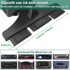 Car CD Slot Mount Tablet Holder for 4-13" iPad & Phone, Universal 360° Rotation Car Truck Front CD Player Tablet Mount for iPad Pro 12.9 Air Mini Generation, Galaxy Z Fold 4 3, iPhone
