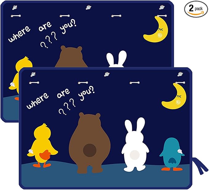 Car Sun Shade for Baby Kids Children 2 Pack Car Side Window Curtain Protector Protects from Sun Glare Heat Blocks UV Rays Glare Car Interior Sun Blocker Blind (Night)