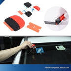 EHDIS Window Tint Tools Vinyl Wrap Tool Kit With Vinyl Squeegee,Vinyl Wrap Stick,Wrapping Paper Cutter, Utility Knife and Blades for Car Wrapping,Wallpaper Installation