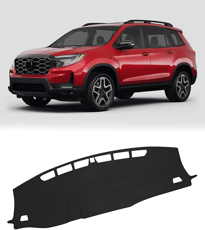 FIILINES Dash Cover for Honda Passport 2019-2025, Dashboard Mat for Passport Accessories Dash Mat Sunshade Nonslip Mesh Prote