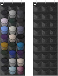 Unjumbly Baseball Hat Rack, 27 Pocket Over-The-Door Hat Organizer with Clear Deep Pockets to Display Baseball Caps Collection