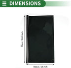 Motoforti Nano Ceramic Car Window Tint Film VLT 16% IRR 74% UVR 98% Black Green 14.76 ft x 35.43 Inch Privacy Film 2mil PET 1 Pc