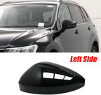 Rearview Side Wing Mirror Caps Cover for VW Tiguan MK2 2017 2018 2019 2020 Gloss Black (Left Driver Side)
