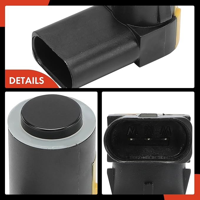 A-Premium 4-PC Front Reverse Backup Parking Assist Sensor Compatible with Select Maserati & Ferrari Models - GranTurismo 2008-2012, GranCabrio 2010-2011, 599 GTB 2007-2010, California 2009-2014