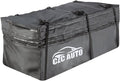 CZC AUTO Expandable Hitch Cargo Carrier Bag 9.5 cu. ft Extends to 11.6 cu. ft, Waterproof/Rainproof/Weatherproof, for Car Truck SUV Vans' Hitch Trays Hitch Baskets, Safe Steady Durable Soft Black