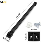 DGSL Magnetic Tool Holder Strip 5 Pack, 24 In Heavy Duty Tool Organizer Magnetic Strip, Tool Magnet Bar For Garage Tool Organ