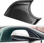 Pleoos Right Drive Side Rearview Mirror Lower Cover Compatible with Model Y 2018-2024, Side Mirror Cover Replacement, Base Trim Bottom Cover and Door Wing Mirror Cap Accessories (Black, Right)