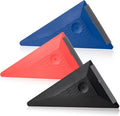 NEWISHTOOL 3 PCS Window Tint Triangle Squeegee with Silicone Edge, Different Hardness Corner Squeegee for Car Vinyl Wrap PPF Installation, Multi Edge Contour Scraper Tint Tools