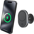 MagSafe Wireless Car Charger Dash Mount (Version 2.0) 360° Rotating Magnetic Phone Holder for iPhone 17/16/15/14/13/12/Air - 15W Fast Charging, Secure Magnets, Universal Dashboard Fit