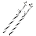 ATsafepro Truck Tire Pressure Gauge,Heavy Duty Pen Tire Gauge Range to 150PSI/10Bar,Dual Head Air Pressure Gauge (Pack of 2)