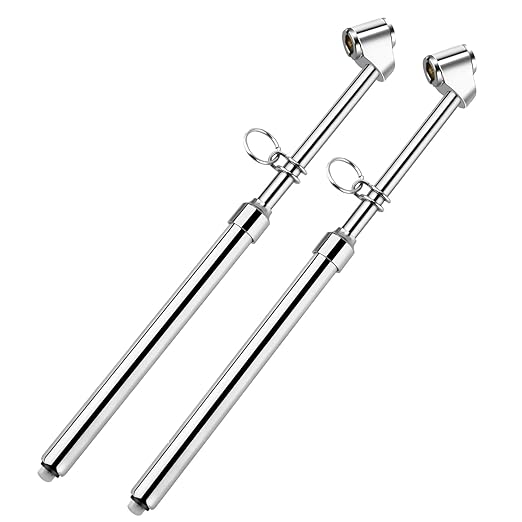 ATsafepro Truck Tire Pressure Gauge,Heavy Duty Pen Tire Gauge Range to 150PSI/10Bar,Dual Head Air Pressure Gauge (Pack of 2)