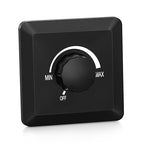 GZV 12V Dimmer Switch, 200W PWM Dimmer Switch - Adjustable Brightness for LED, Halogen, Incandescent & Strip Lights - Compatible with RV, Auto, Truck, Marine, Black