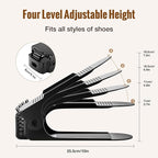 Neprock Shoe Slots Organizer,Shoe Storage Organizer Shoe Rack for Closet Organization,Shoe Slots Organizer De Zapatos Shoe Ho