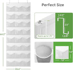 Unjumbly Baseball Hat Rack, 24 Pocket Over-The-Door Hat Organizer with Clear Deep Pockets to Display Baseball Caps Collection