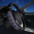 Ventilated Heart-Shaped Steering Wheel Cover with Anti-Slip Leather Grip. Compatible with Ford, Toyota, Honda, Nissan, and Ch