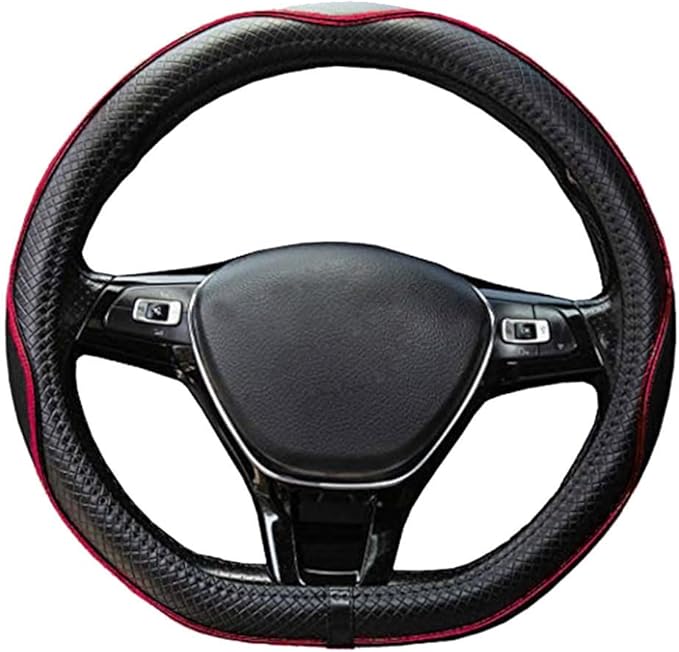 Mayco Bell Flat Bottom Steering Wheel Cover Anti-Slip,Safety,Soft,Breathable,Durable,Full Surround,Comfortable Grip Microfibe