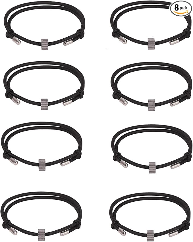 8Pcs Window Breaker Bracelet for Car,Spring Loaded Glass Window Punch,Breaking Bracelet,Car Safety Emergency Escape Tools (8P