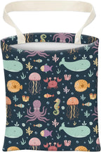 Car Trash Can, Cute Car Trash Bag, Hanging Car Organizer and Storage Bag, Trash Bin for Car Accessories, Vehicle, Travelling, Camping Cute Colorful Marine Animal