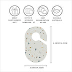 3 Sprouts Baby Closet Organizer Set - 15 Nursery Hangers with 8 Size Dividers, Closet Dividers for Baby Clothes and Clothes O