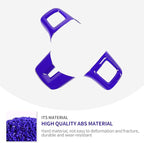 Linskip Steering Wheel Trim Compatible with Dodge Dart/Challenger/Charger/Durango 2009-2014 & Journey 2013-2023, Dart Steering Wheel Cover, Dart Interior Accessories 3Pcs(Purple)